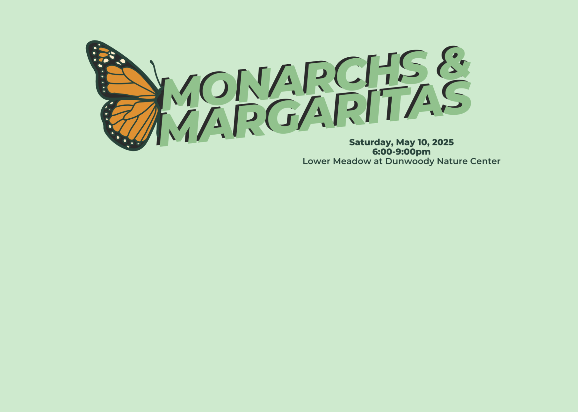 Monarchs & Margaritas 2025 background