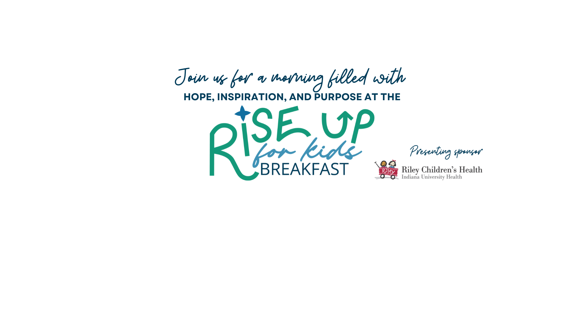 Rise Up for Kids Breakfast background