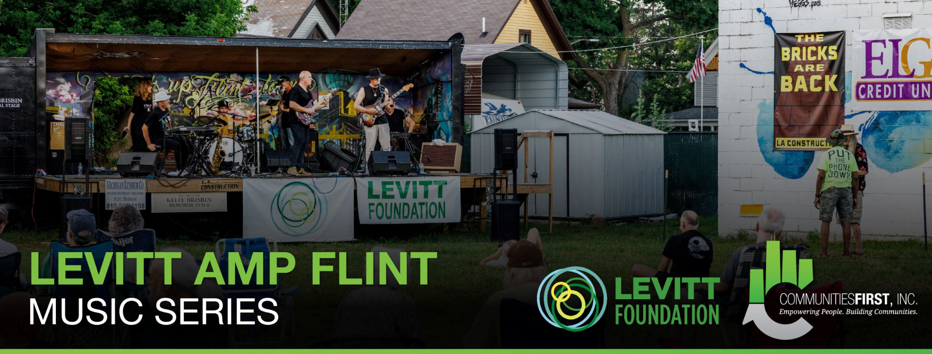 Levitt AMP Flint Concert Series logo