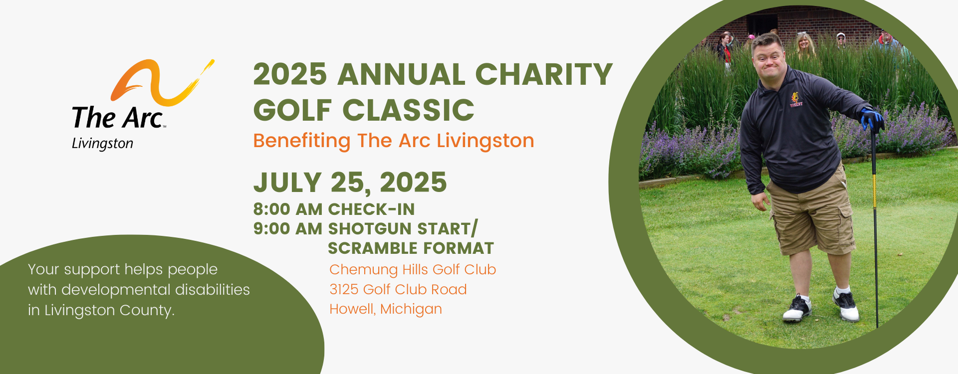 Arc Livingston Charity Golf Classic 2025 background