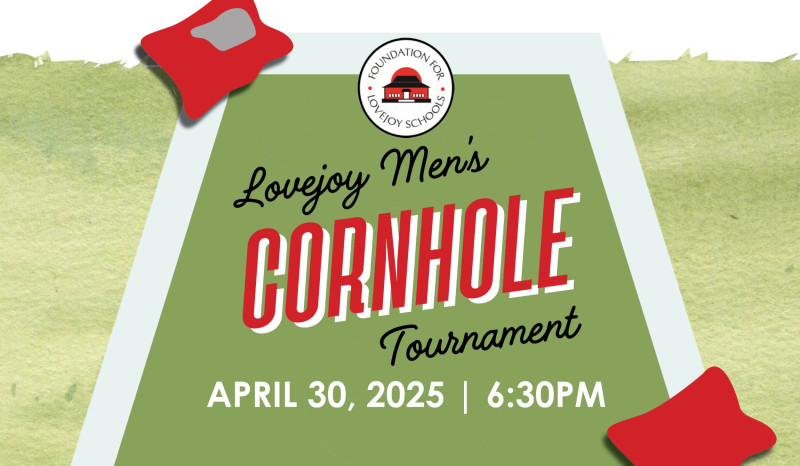 2025 Foundation for Lovejoy Schools Men's Cornhole Tournament logo