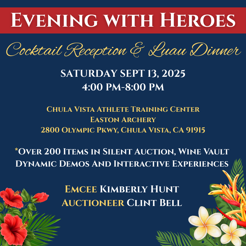 Evening with Heroes 2025 banner