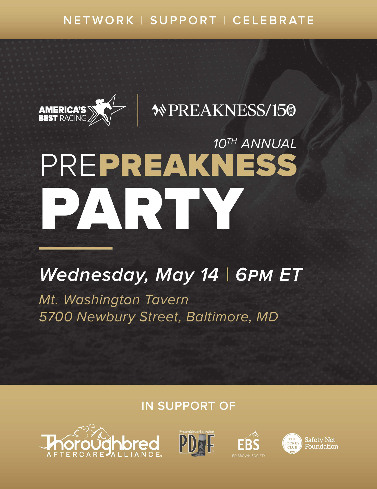 2025 ABR Pre-Preakness Party to Benefit Thoroughbred Aftercare Alliance logo