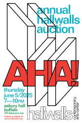 AHA! Annual Hallwalls Auction logo