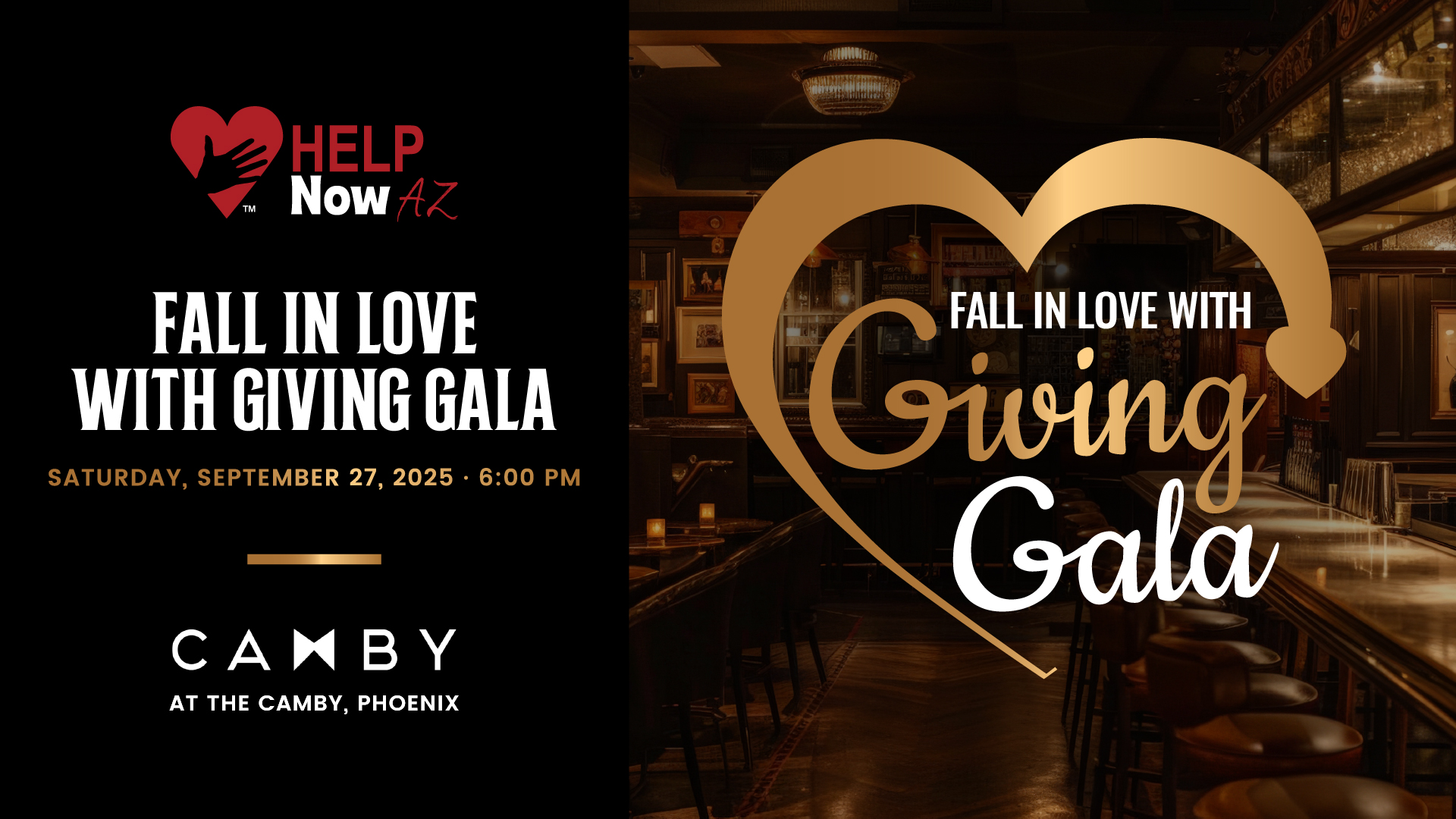 H.E.L.P. Fall in Love with Giving Gala logo