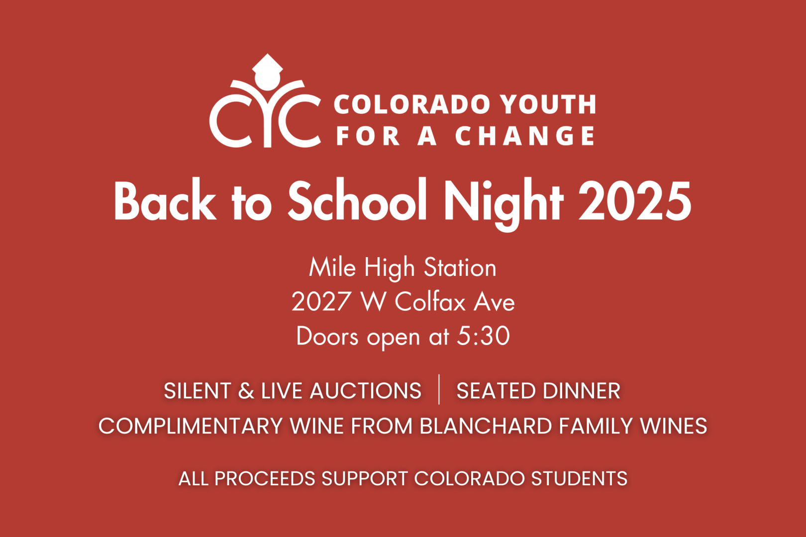 Back to School Night 2025 background