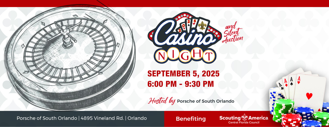 2025 Casino Night and Silent Auction banner