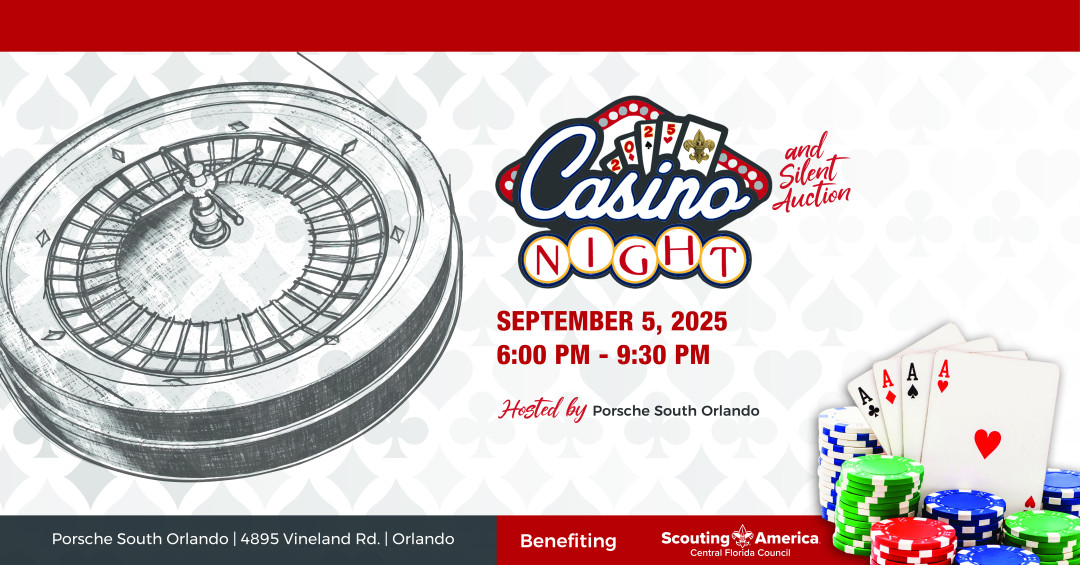 2025 Casino Night and Silent Auction banner