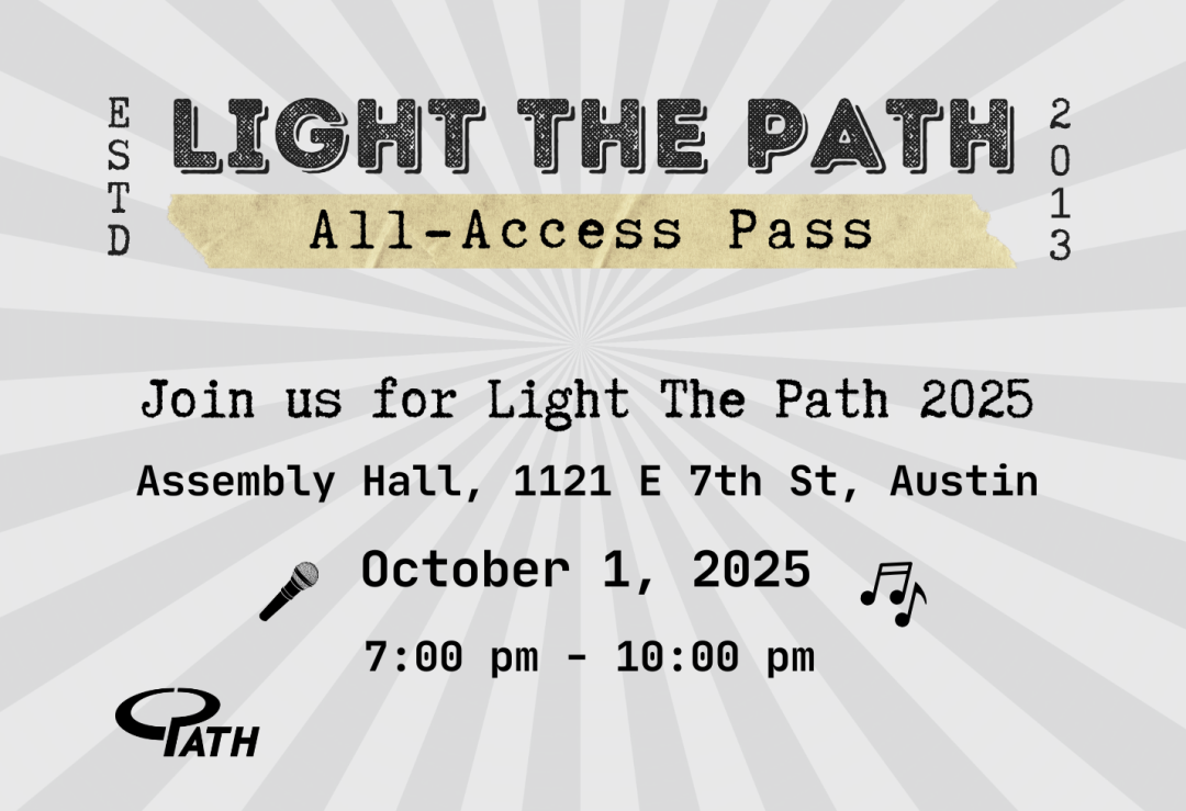 Light the Path 2025 banner