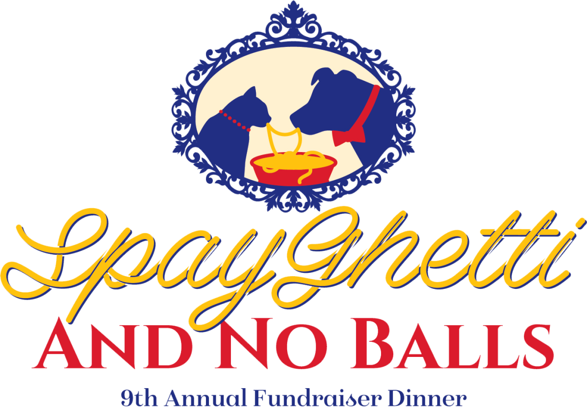 Event title and logo: Spayghetti and No Balls, 9th Annual Fundraiser Dinner