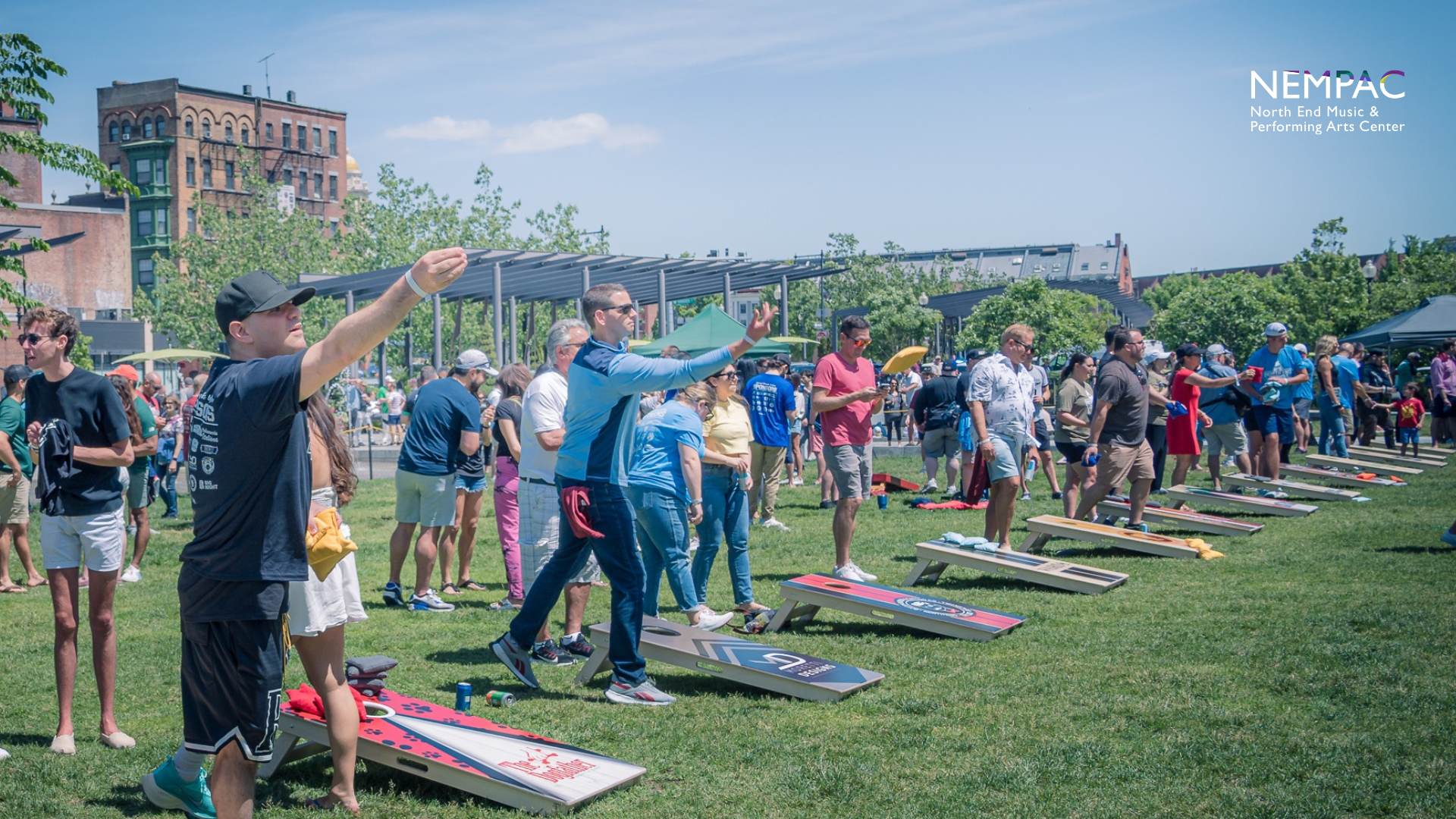 North End Cornhole Classic 2025 background