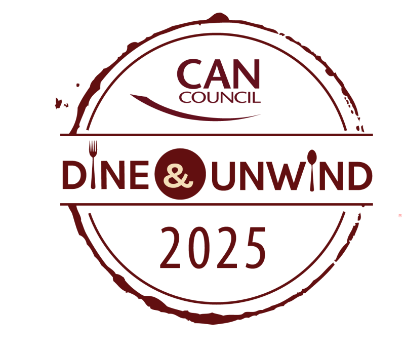 CAN Council's Dine & Unwind logo