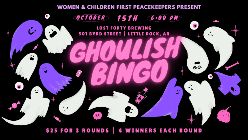 Women & Children First Ghoulish Bingo!  logo