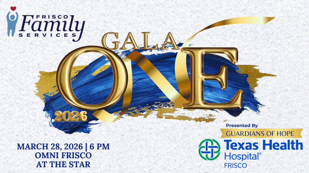 2026 Frisco Family Services Gala banner