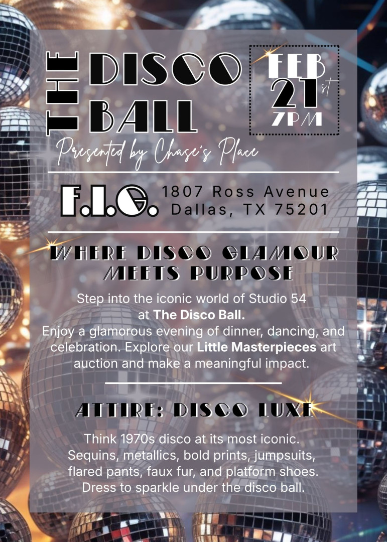 2026 Chase's Place Gala background