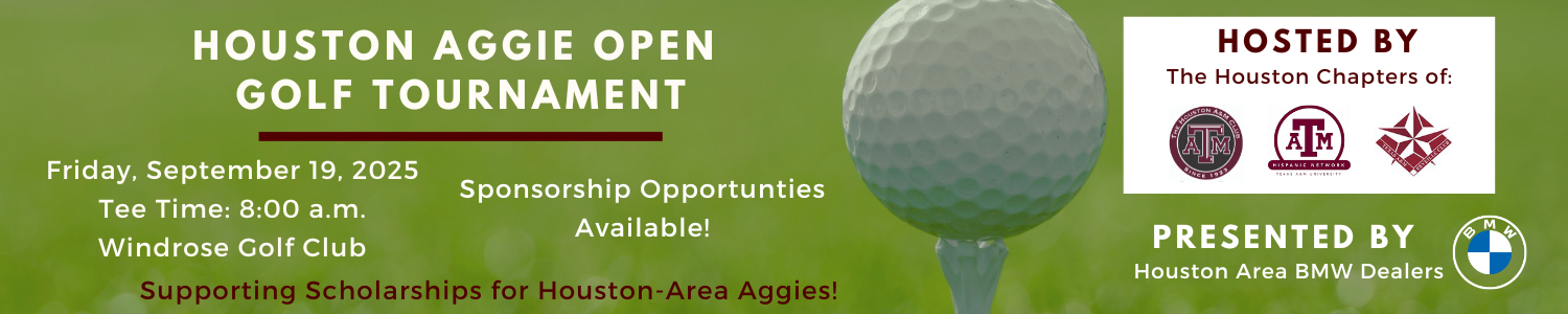 2025 Houston A&M Club Golf logo