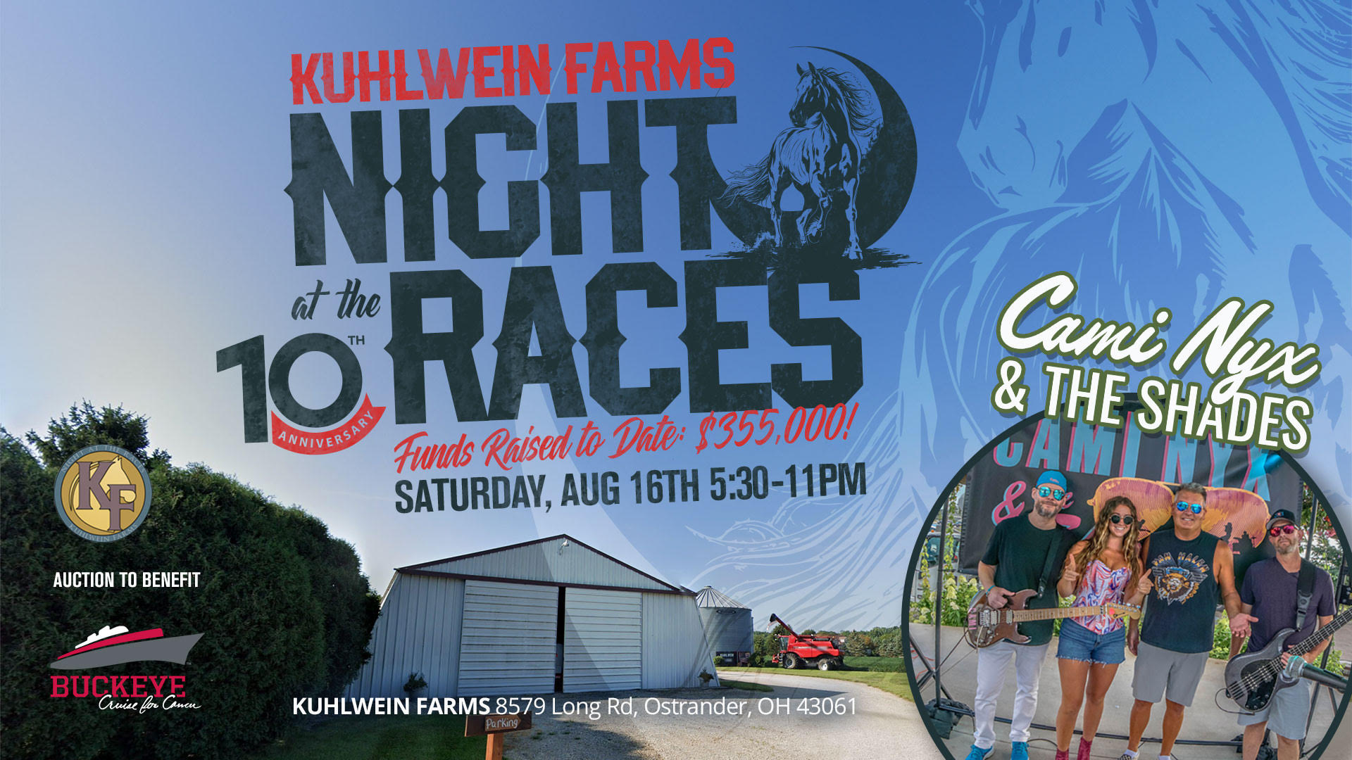 Kuhlwein Farms Night at The Race's background