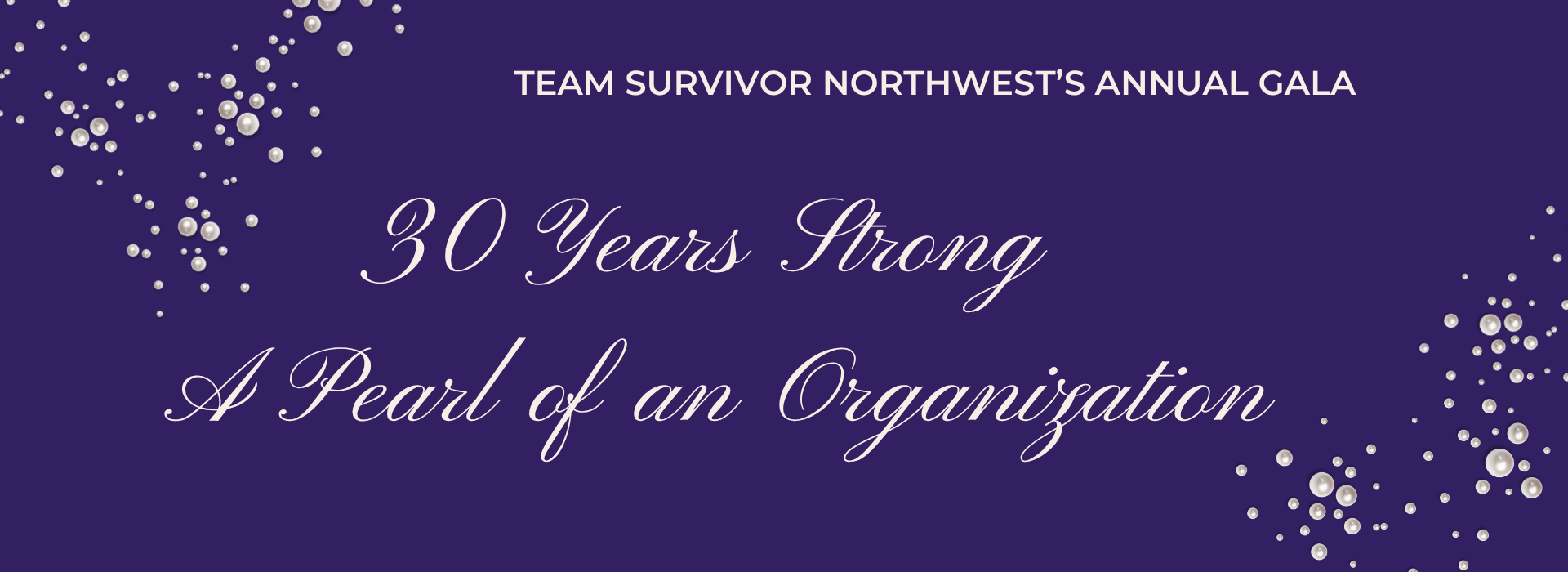 30 Years Strong 2025 Gala background