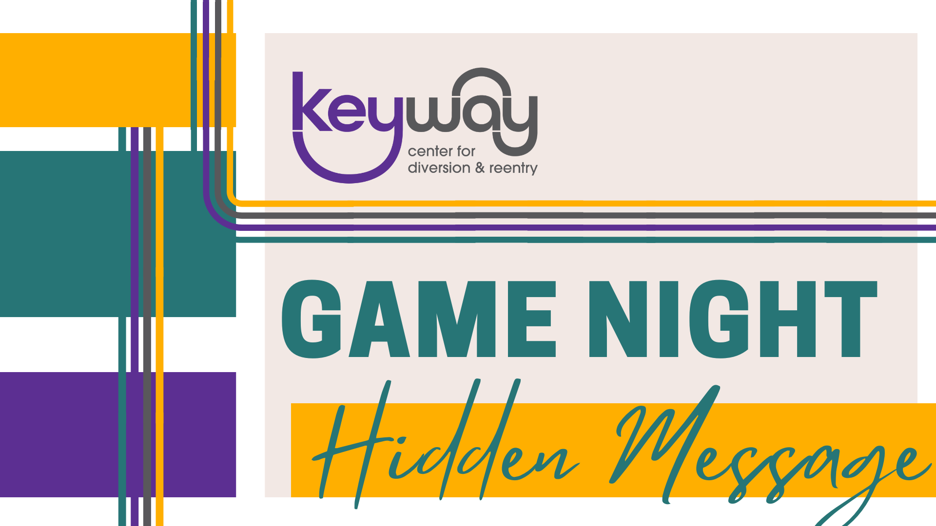 Keyway Game Night 2025 background