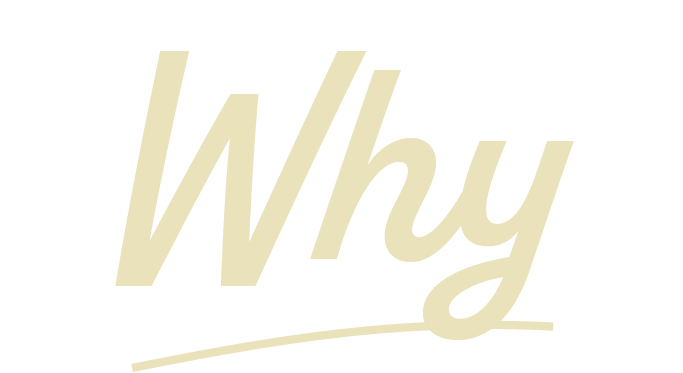 Graphic text that says: Why