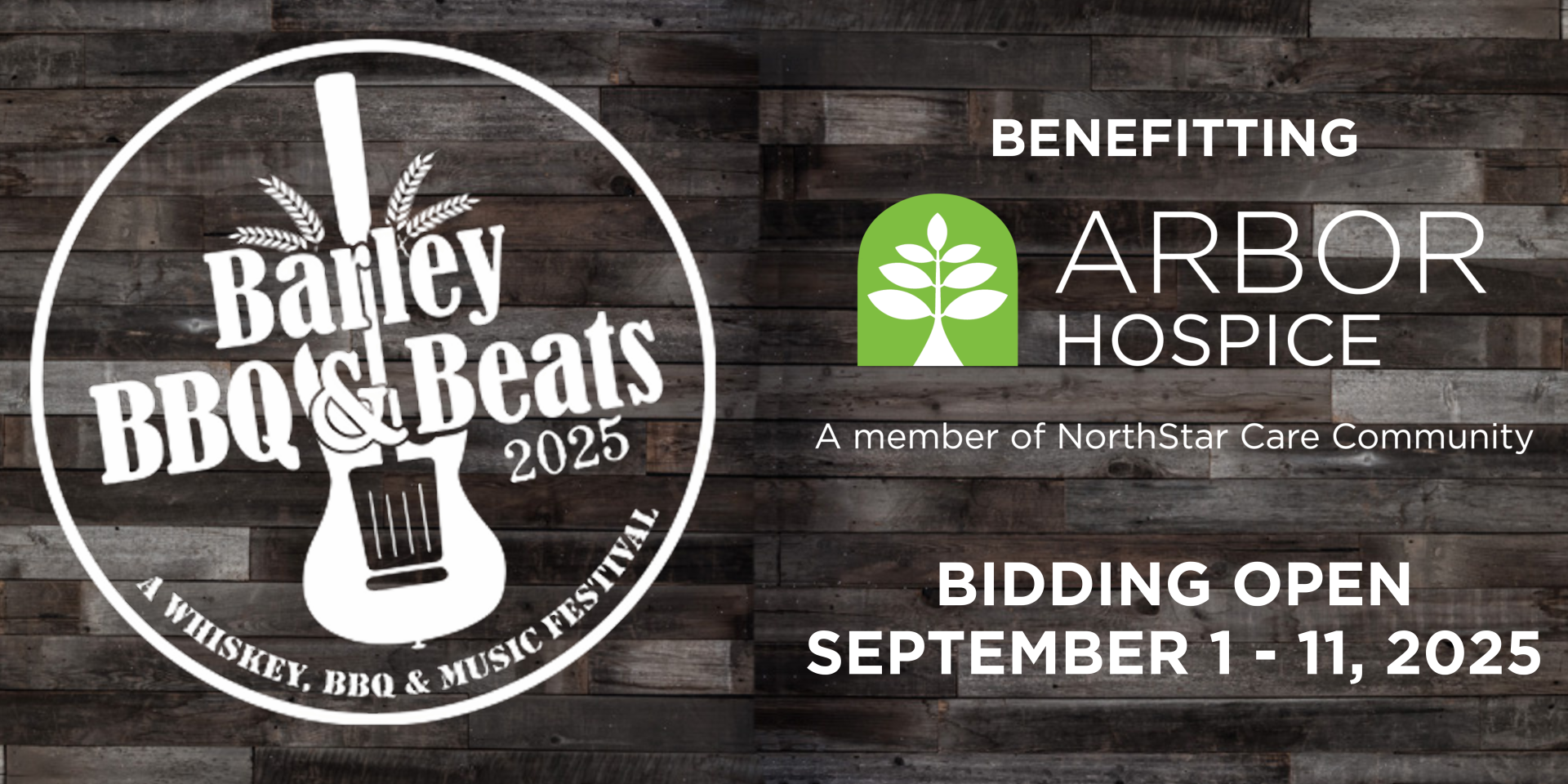 Barley, BBQ & Beats Online Auction background