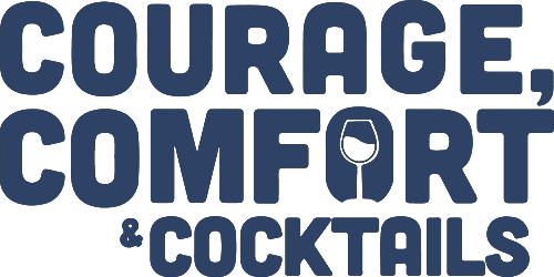 Courage, Comfort & Cocktails logo
