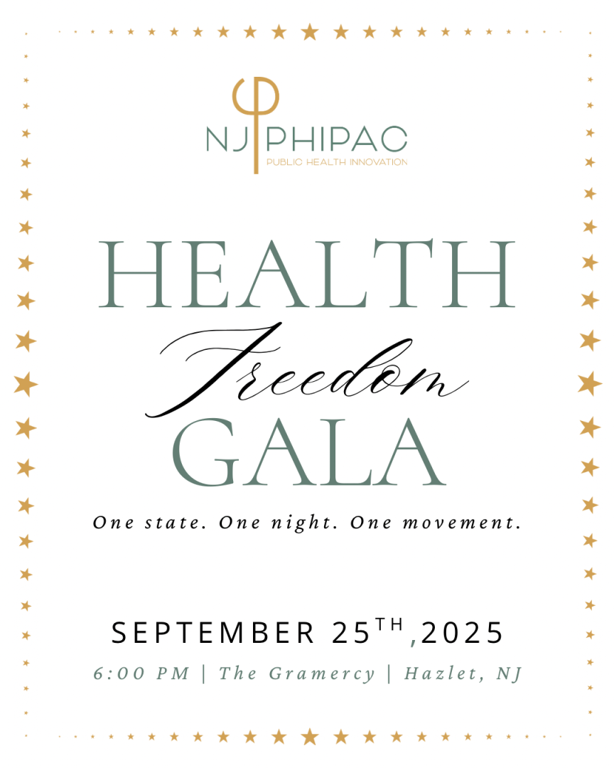 NJ Public Health Innovation PAC                                   Health Freedom Gala 2025 background
