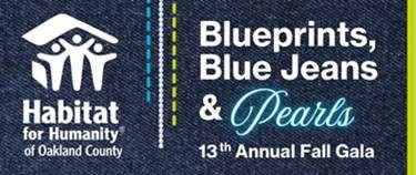 Blueprints, Blue Jeans & Pearls: 13th Annual Fall Gala logo
