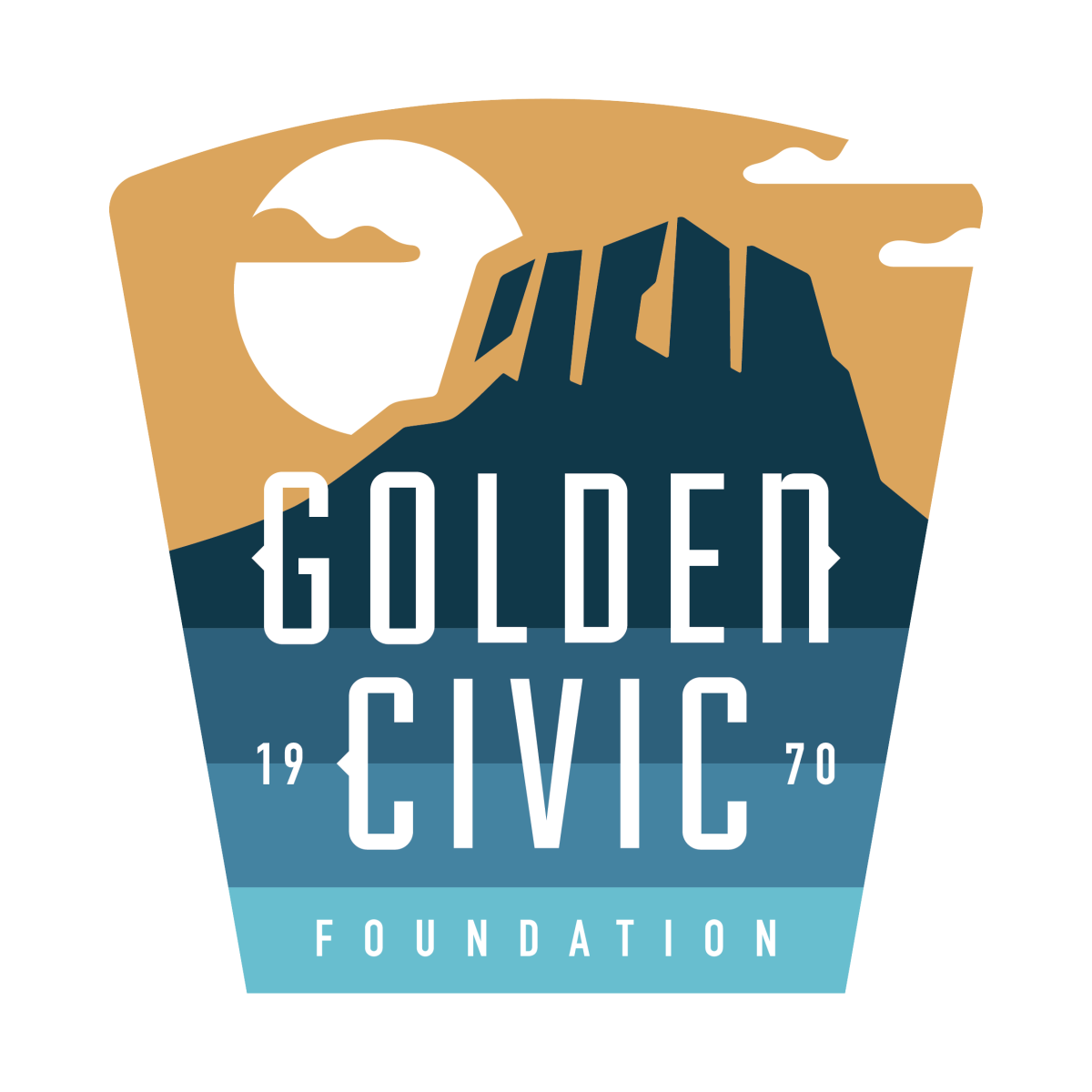 Logo: Golden Civic Foundation, 1970