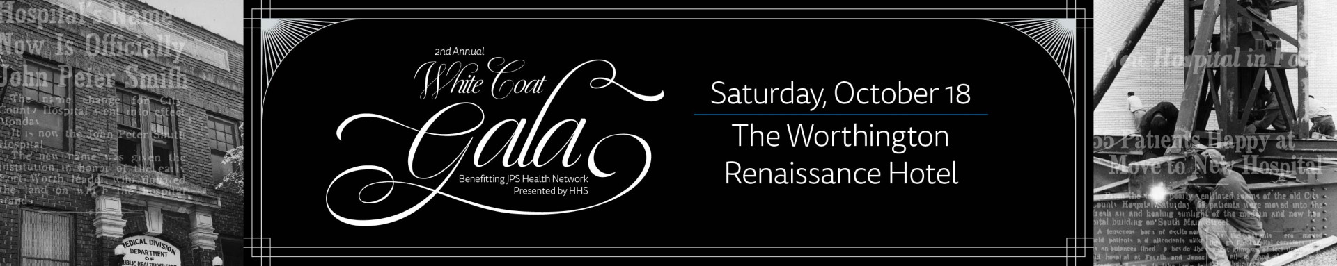 2nd Annual White Coat Gala background