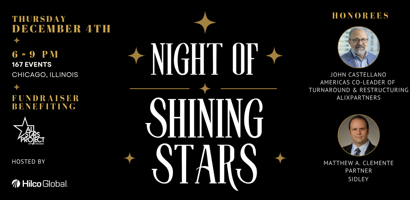 A Night of Shining Stars supporting the All Stars Project of Chicago  background