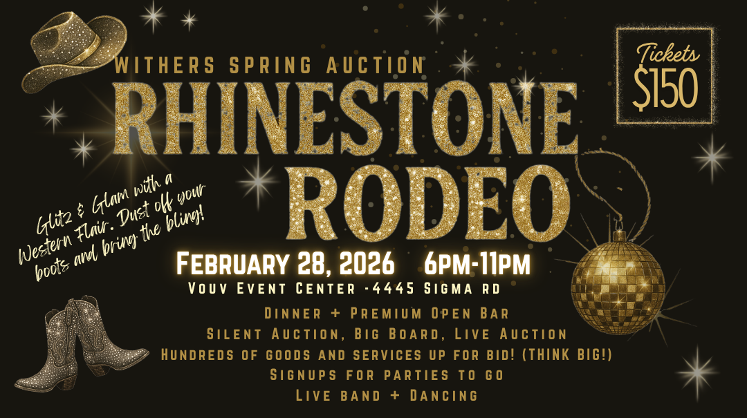 2026 Withers Elementary Spring Auction banner