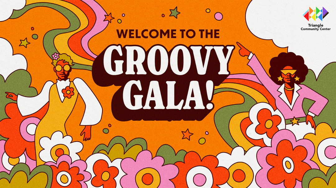 Groovy Gala 2025 banner