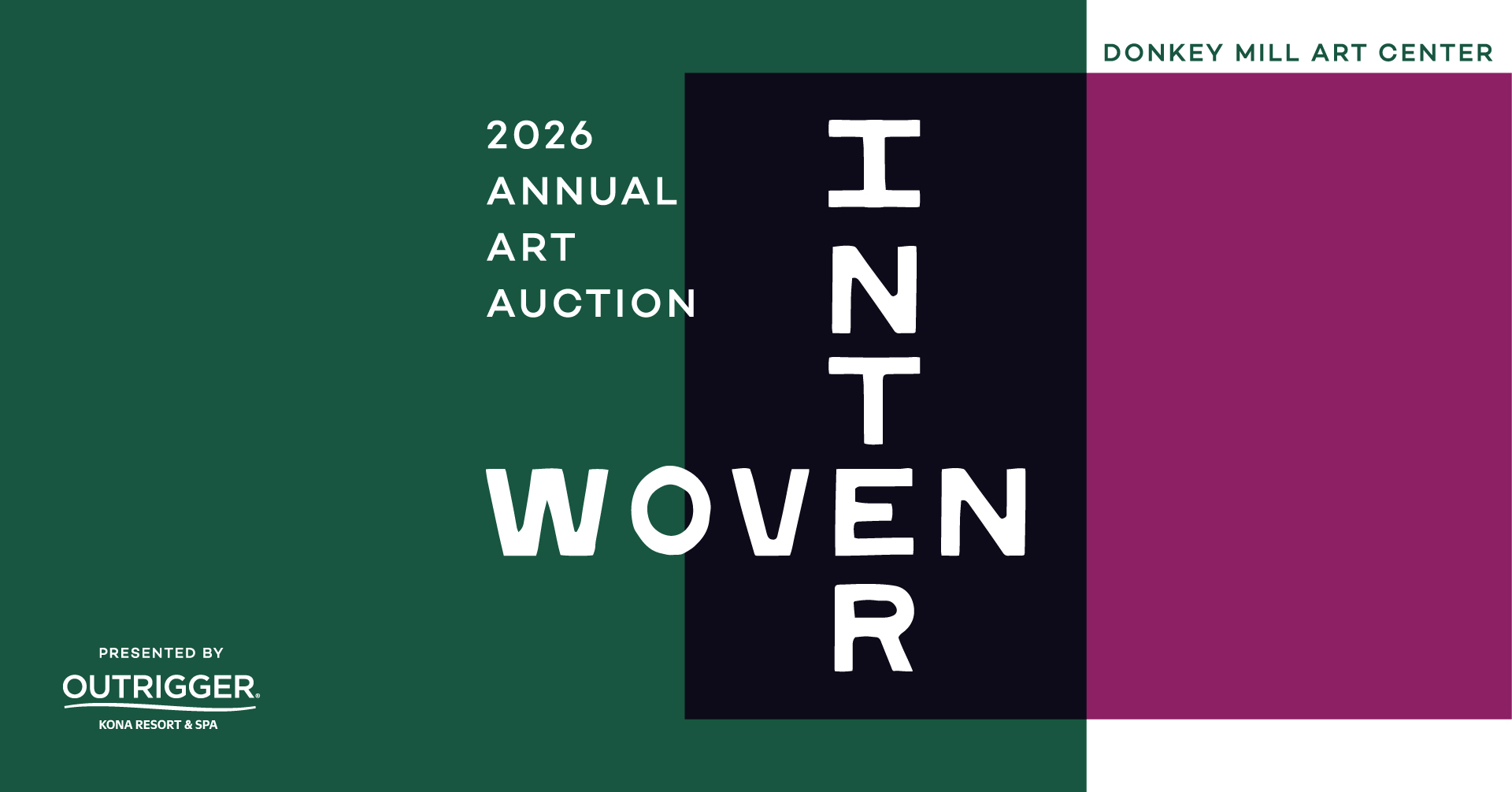 Interwoven: Annual Art Auction 2026 background