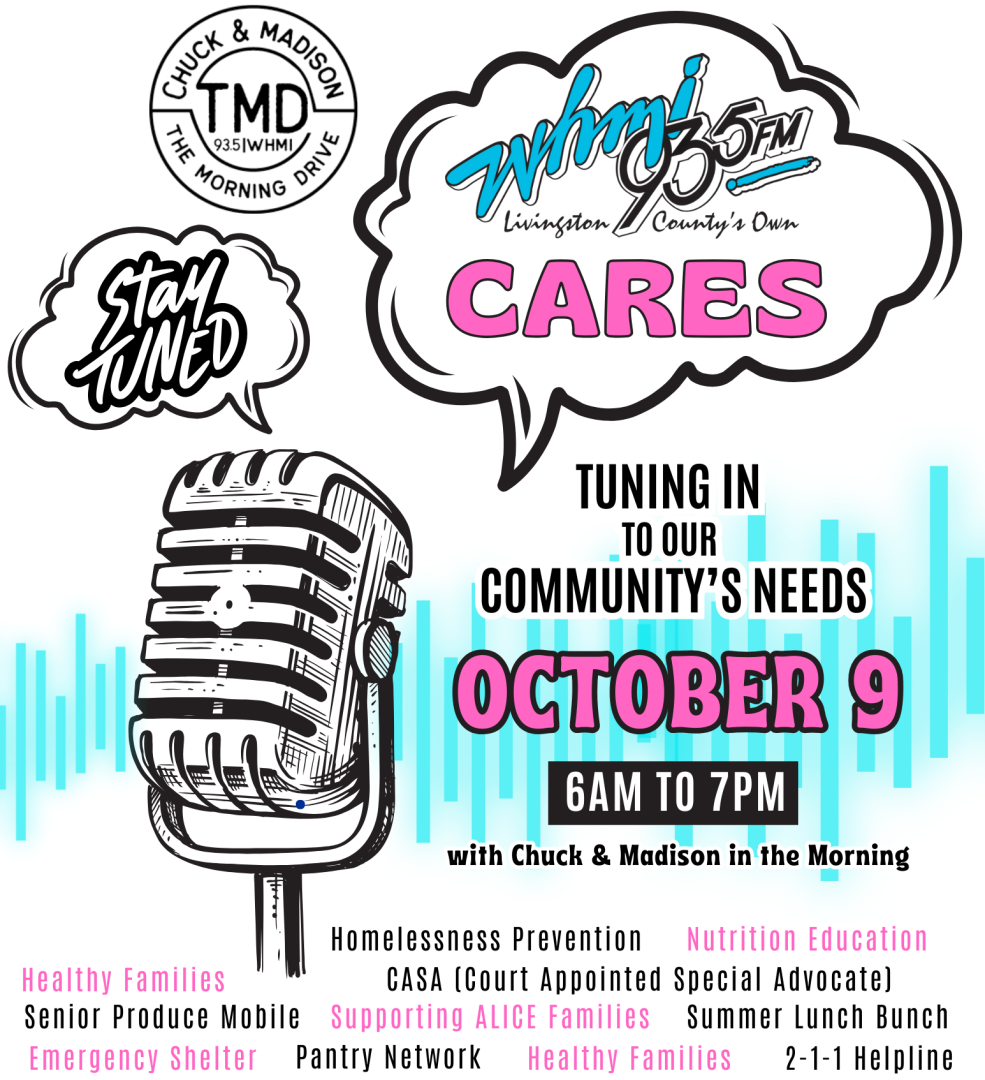 WHMI Cares Radiothon background