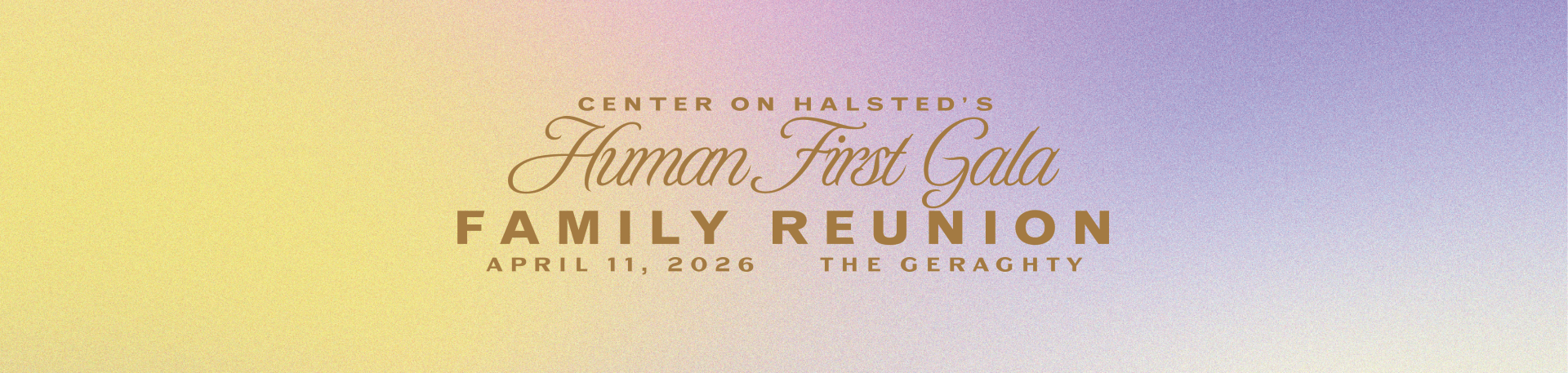 2026 Human First Gala background