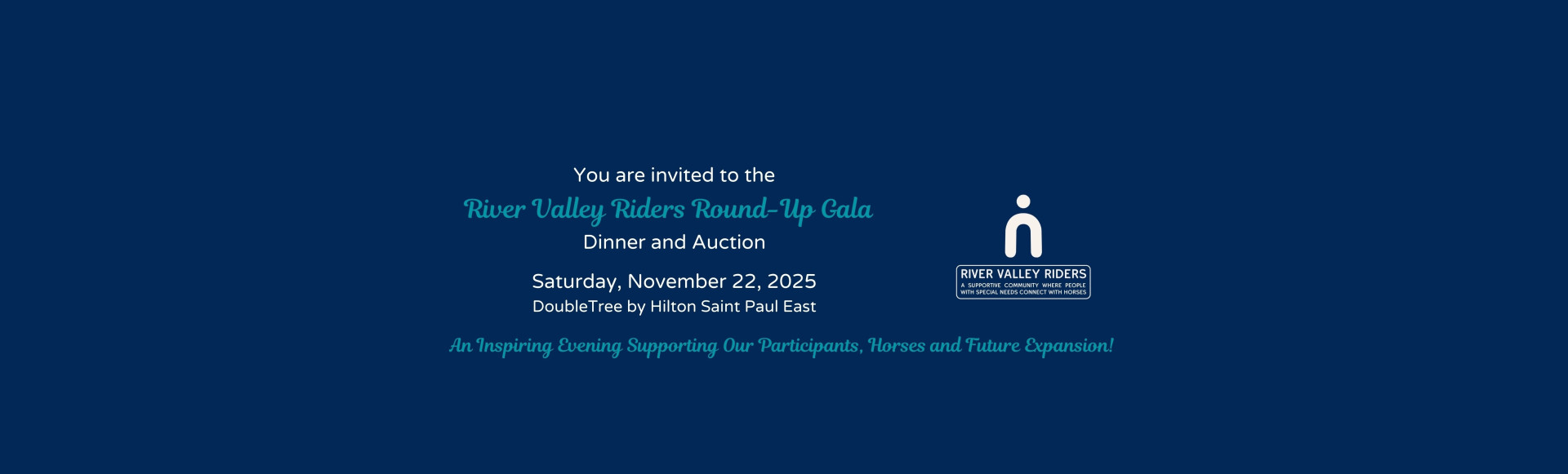 River Valley Riders 2025 Round-Up Gala background
