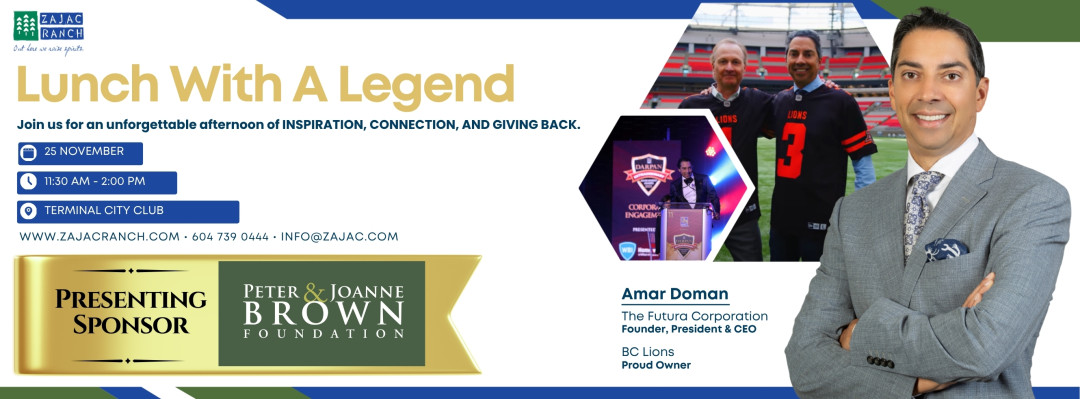 Lunch with a Legend banner