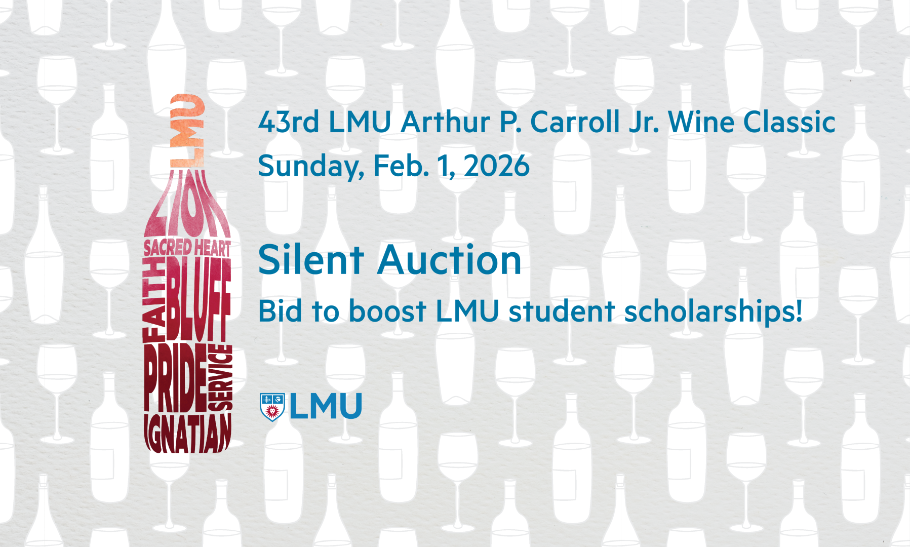 LMU Arthur P. Carroll Jr. Wine Classic background