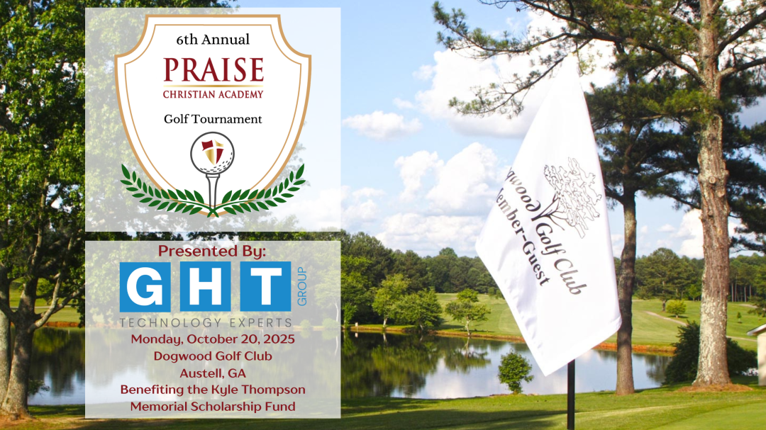 6th Annual Praise Academy Kyle Thompson Memorial Golf Classic banner