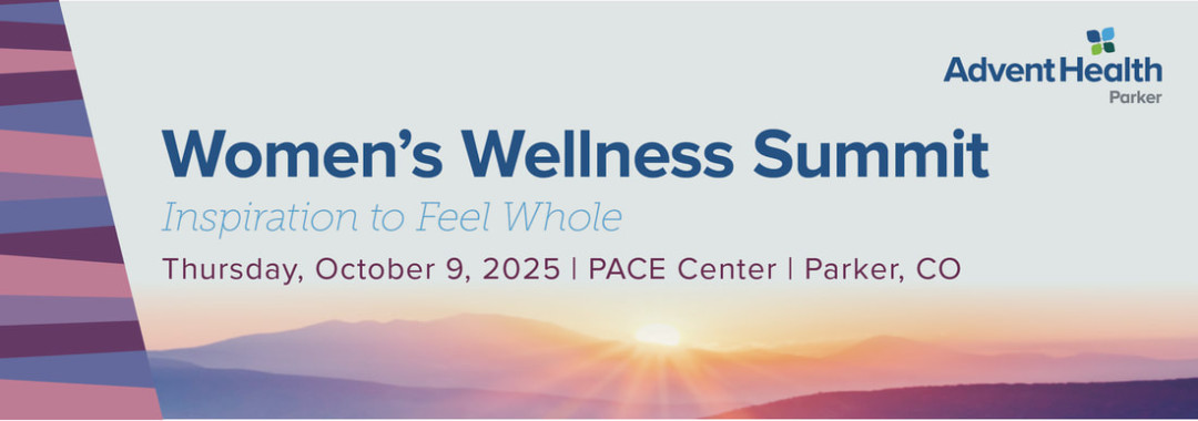 AdventHealth Women's Wellness Summit Parker banner