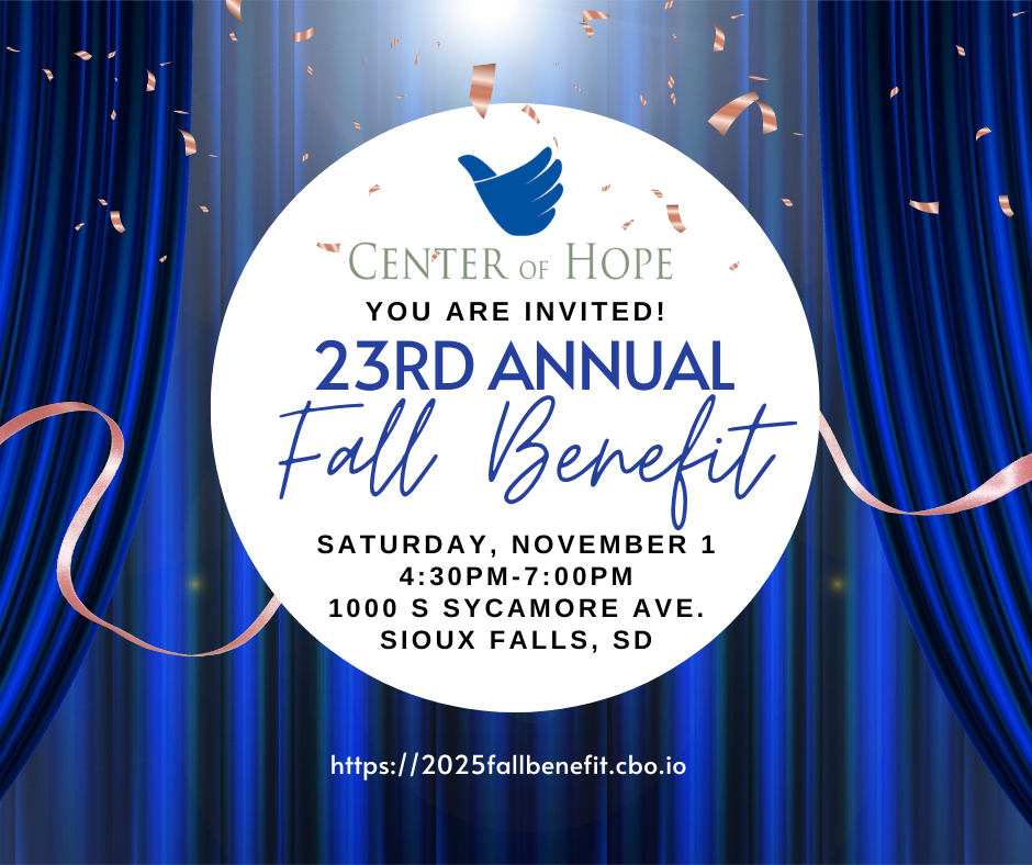 23rd Annual Fall Benefit - Center of Hope background