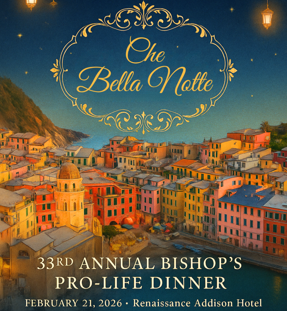 2026 Annual Bishop's Pro-Life Dinner banner