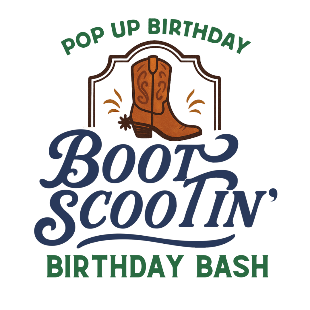 Boot Scootin' Birthday Bash banner