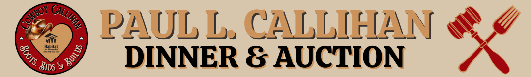 Cowboy Callihan Dinner & Auction banner