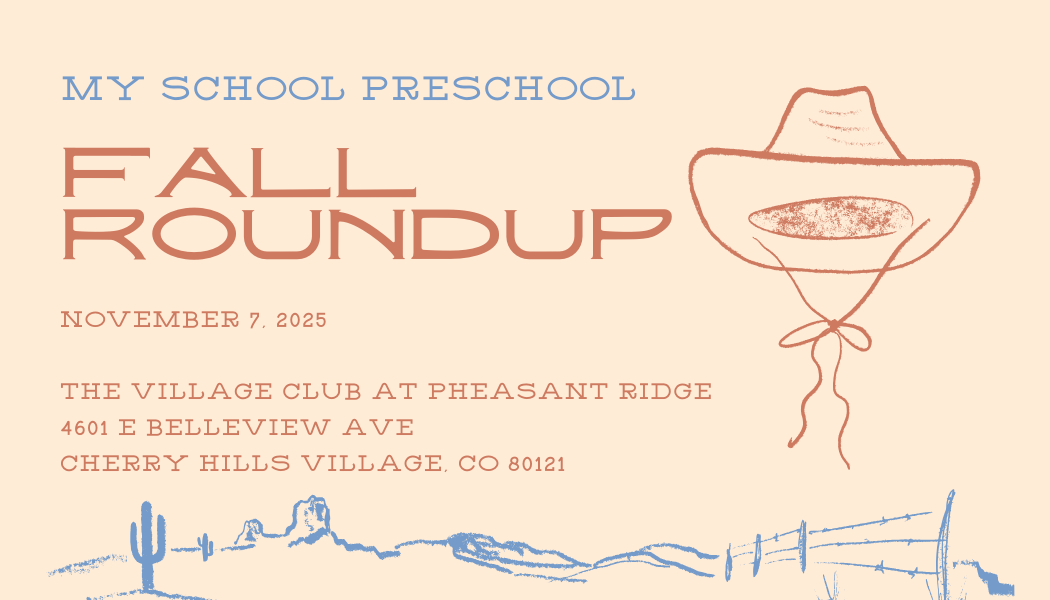 My School Preschool Fall Roundup banner