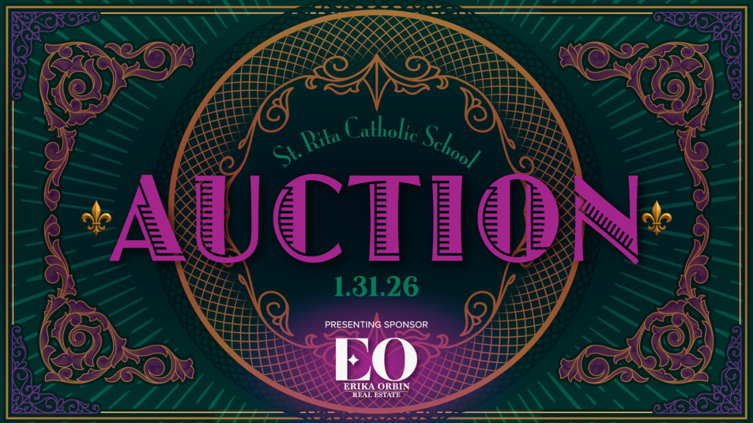 2026 Saint Rita Catholic School banner