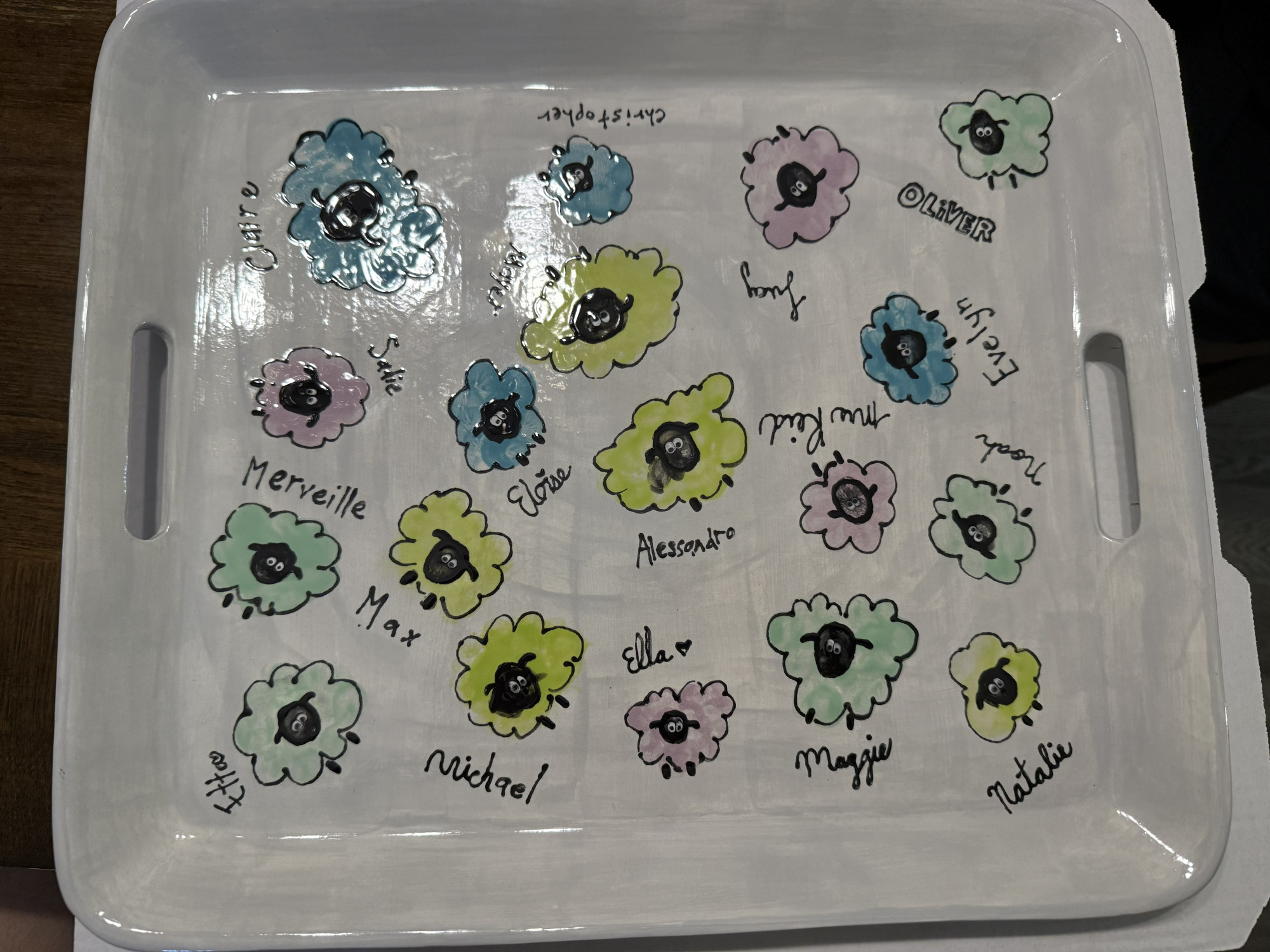 Item 57 4th Grade Platter