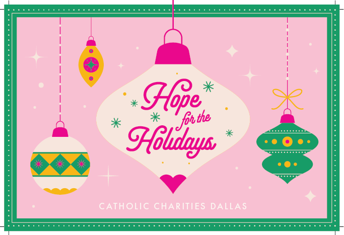 2025 Catholic Charities Dallas - Hope for the Holidays logo