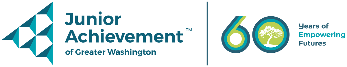 Logo: Junior Achievement of Greater Washington, 60 Years of Empowering Futures